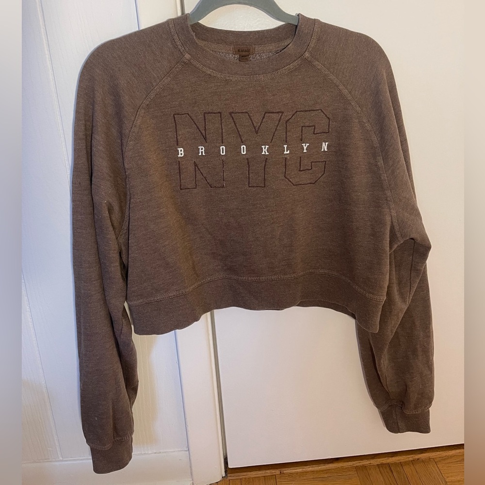 Garage Cropped Crewneck